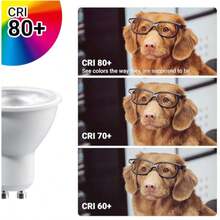 1/6/12 GU10 LED Light Bulbs 7W, 3000K~600K, AC220V - 240V, Standard GU10 LED Light Bulb, Perfect For Home Lighting Bulb, Chandelier And Office - White - View 7