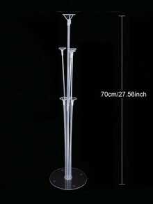 一套生日气球支架套装，柱式气球支架带底座，适用于婚礼和生日派对装饰，70厘米气球柱 - 彩色 - 查看 7