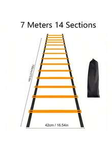 1pc Football Agility Ladder With Carry Bag, Speed Training Equipment - Multicolor - View 12