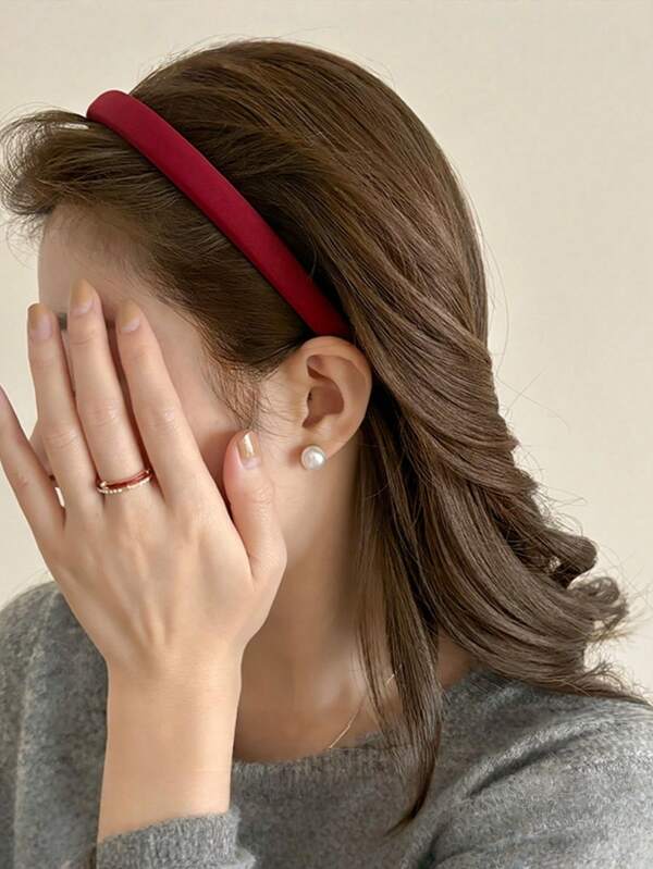 1 peça de acessório feminino, acessório para cabelo feminino, tiara, faixa de cabelo para primavera, outono, inverno e verão, presilha para lavar o rosto, elástico de cabelo, coque alto, acessório de cabeça versátil para atividades ao ar livre, decoração da moda, acessórios femininos, acessório para cabelo feminino, tiara, faixa de cabelo, tiara de arco, acessório para cabelo