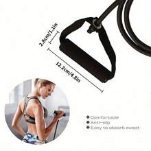One-Word Tension Device Fitness Tension Device One-Word Tension Rope Home Elastic Rope Fitness Device - Multicolor - View 2