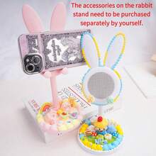 2026新款卡通兔子手机支架，桌面可调节伸缩平板电脑支架 - 彩色 - 查看 5