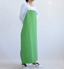 PVC Heavy Duty Rubber Apron Oil Resistant Men Kitchen Work Bib Aprons Unisex - Green - View 2
