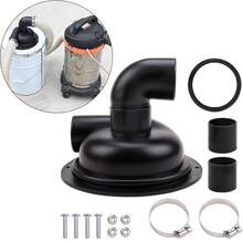 1pc Vacuum Dust Separator Cyclone Separator Lid With Elbow, Woodworking DIY Easy To Install Cyclone Cover Dust Collector, Reusable Cyclone Separator Cover For Replacement Spare Part For Dust Collection Systems