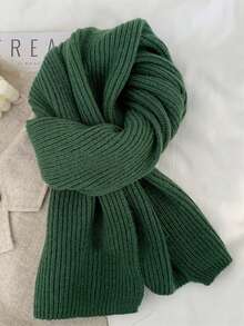 1 قطعة وشاح مُحبوك بألوان صلبة وخطوط للأطفال، وشاح شتوي سميك وناعم لتدفئة الرقبة، وشاح عصري وشامل للطلاب من الأولاد والبنات، وشاح للأطفال البنات، وشاح مقاوم للبرد للخارج، وشاح عيد الميلاد