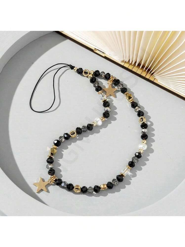 1pc/2pcs Gorgeous Star Lanyards For Your Phone Case - The Perfect Beaded Bracelet Accessory Choice - Multicolor - View 14