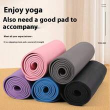 10MM Thick EVA Yoga Mats Anti-Slip Sport Fitness Mat Blanket For Exercise Yoga Pilate Gymnastics Mat Fitness Equipment Floor Work - Z007-1藍色(10MM) - 查看 6