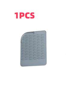 1/2 件装便携式硅胶隔热垫，直发器/卷发棒隔热垫，防滑隔热垫，旅行造型工具，美发工具旅行收纳盒 - 隔热垫，直发器垫和卷发器保护垫