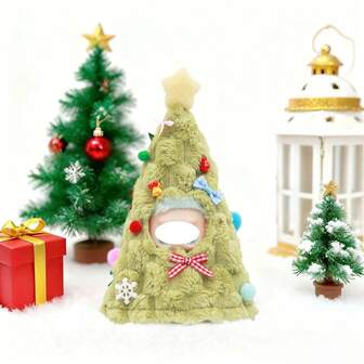Nuevos trajes de muñeca de árbol de Navidad, decoración de muñeca de Navidad hecha a mano creativa, adecuada para muñecas de 15-17 cm, set de 1, 2 o 3 (muñeca no incluida)