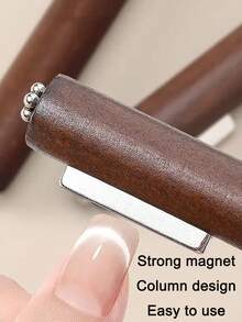 3-In-1 Cat Eye Effect Gel Nail Polish Magnetic Stick,Strong Magnetic Nail Tool,Multifunctional Gel Polishing Nail Art Tool Magnetic Rod, Suitable For Home Salon Manicure DIY