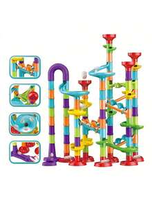 1pc/Lot Random Color Trajectory Ball Sliding Blocks, 3d Puzzle Building Blocks, Great For Christmas/Halloween/, Creative/Novelty Toys And Stress Relief Toys,Marble Run,Marbles,Educational Toys,Kids Tunnel,Fun Run,Ball Puzzle,Marble Run,Marbles,Ball - Orbital ball building blocks - View 9