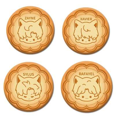 1pc 58mm Anime-Style Metal Alloy "Love & Deep Space" Game Badge, Cute Gift For Valentine's Day