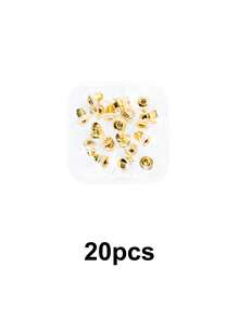 20/50/100pcs Bullet-Shaped Earring Backs, Bullet Clutch Earring Backs For Studs With Pad Rubber Earring Stoppers Pierced Safety Earring Pin Backs DIY Jewelry Making Supplies - Earring Backs - View 17
