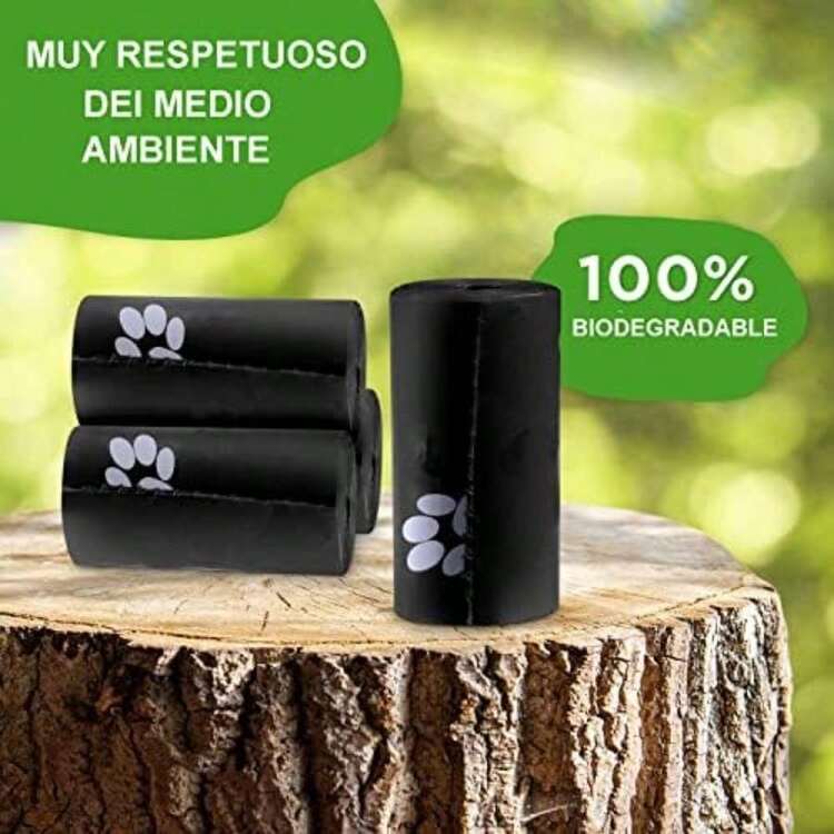 Bolsas para desechos de mascotas,Bolsas para Desperdicios de Perros 25 rollos en 375,Desechable portátil,Respetuoso con el medio ambiente, a prueba de fugas, duradero y fuerte, sin perfume(Negro)(negro) - Lavanda - Añade 8