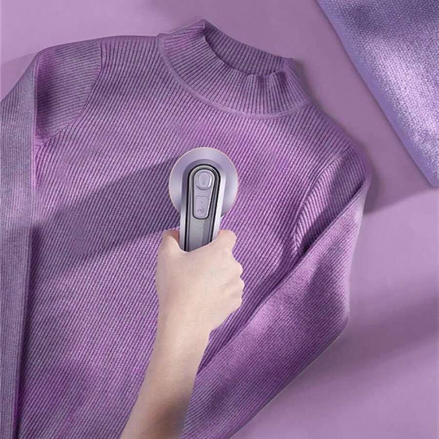 Mini Plancha de Vapor para Viaje, Vaporizador de Ropa Portatil Seco y Húmedo, 110V Plancha de Mano Portátil para Ropa, 100ml Vaporizador Máquina de Planchar de Mano para Hogar, Viajes (Morado) - rosa - Ver 1