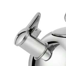 Haus Roland Ấm đun nước bằng thép không gỉ 3 lít, có chức năng tạo âm thanh khi đun sôi, thích hợp sử dụng trên bếp ga và bếp điện. - Bạc - Xem 5