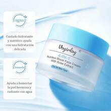 Kit de 6 piezas Skincare basico de cuidado de la piel para todo tipo de piel,con Ácido hiarulonico,Extracto de rosa,vitamina E y C,Niacinamida-c,incluye limpiador,tonico,lotion,suero ,crema de ojo,y crema de rostro,para cuidar su piel,CREMA DE KIT DE 6PIEZAS ,BOTELLA AZULES - Azul - Ver 4