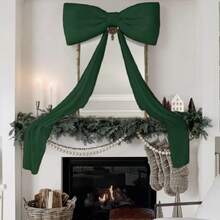 6ft Giant Velvet Bow, Suitable For Party, Wedding, Christmas Tree Topper Decoration, Room Decor, Holiday Decoration, Scene Setting Christmas Decorations Home Christmas Gifts Christmas Decor - Multicolor - View 14