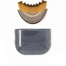 1件装淋巴引流面部按摩器及轮廓工具 - 用于缓解淋巴肿胀和浮肿，椭圆形刷毛设计，易于使用（无需吸力，操作简单），淋巴轮廓面部刷，干刷面部刷，淋巴引流按摩器，用于面部、下巴和下颌线塑形，符合人体工程学设计，精准贴合肌肤，缓解疲劳 - 彩色 - 查看 10