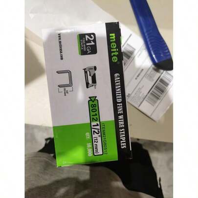 Type 80/12 Mm Upholstery Staples For Staple Gun, Galvanized Staple Gun Staples, 21 Gauge 12.8 Mm Crown Staples For C...