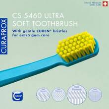SLAW Curaprox CS 5460 Ultra-Soft Toothbrush For Sensitive Teeth And Gums Gentle Plaque Removal 3-Pack Random Colour - như hình ảnh - Xem 2