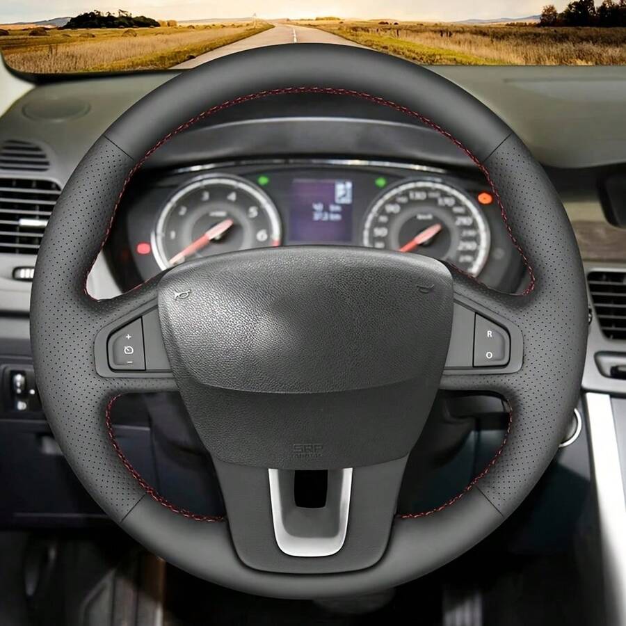 Steering Wheel Cover Fit For Renault SM5 2009-2018, Renault Laguna 2008-2015, Latitude 2010-2015 - 38CM - View 1