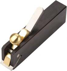 Avión de Carpintería de ébano, Herramienta de Carpintero, Billete de Mano, Acero de Alta Velocidad para Madera Artesanía de Bricolaje Hecha a Mano con Diseño Ergonómico, - 1 - Ver 4