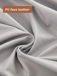 1片弹性全覆盖皮革桌垫，防水、防溅、防油，易于清洁，适用于餐桌、咖啡桌和办公桌。 - 灰色 - 查看 4