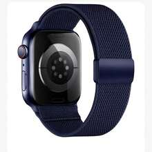 Pulseira Tecelagem nylon com Fecho irmã Compativel para Apple watch 11 10 46mm 42mm serie 11 10 9 8 7 5 6 4 3 Se 38/40/41/42/44/45 - Multicolorido - Visão 60