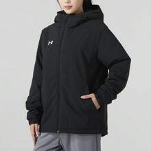 Under Armour Herr/Dam Isolerad Kort Vadderad Jacka 22600902-001 - Svart - Visa 7