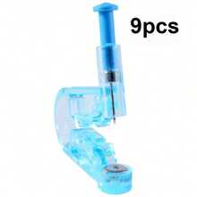 4/9/17pcs Ear Piercing Master Kit - Studs With Disposable Safety Crystal Earring Piercer Machine, Nose Lip Body Jewelry Piercing Tool, Disposable Ear Piercing Gun For Household Use, Easy To Operate And Clean