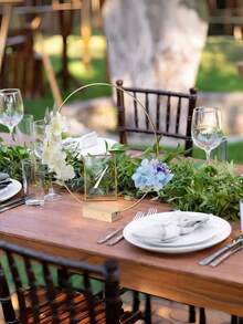 44/15/10/5pcs Table Number Clips,Rustic-Style Card Holders, Suitable For Weddings,Valentine's Day,Ramadan,Christmas.Wedding Party Table Number Stand, Place Card Holders, Conference Exhibition Rack, Ideal For Weddings, Birthdays, Graduations. Also Suitable As Thanksgiving/Christmas Memorial Gifts, Crafts. - Multicolor - View 3