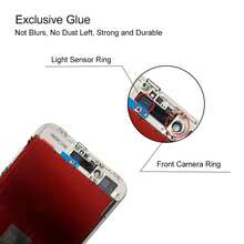 RHOT 适用于 6/6S/6 Plus/6s Plus 的白色液晶显示屏；适用于 7/7 Plus/8/8 Plus 的液晶触摸屏组件；液晶显示屏数字化仪组件更换零件 - White - 查看 3