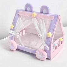 (Chỉ dành cho giường búp bê ) Giường lều búp bê hình động vật dễ thương sáng tạo cho búp bê nhồi bông, Tượng LBB 10cm/17cm dùng để chụp ảnh cắm trại Lều mini trang trí nhà búp bê để bàn - Nhiều màu - Xem 12