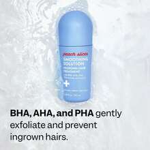 Smoothing Solution Ingrown Hair Treatment (1.69 Oz) - Smooth, Relieve, Soften Skin - 360 Roller - BHA, AHA, PHA, Niacinamide, Licorice - Vegan & Cruelty Free - Korean Skin Care & Beauty - 藍色 - 查看 4