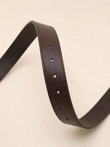 1 Piece Fashion Women's Belt With Metal Buckle, Suitable For Various Festivals, Parties, And Casual Occasions Summer, Autumn School, Autumn, Halloween, Christmas, Birthday Gifts, Easter Gifts, Family Gifts, Graduation Gifts, Back-To-School Gifts, For Colleagues, For Classmates, For Friends, For Partners, Casual Business, Elegant Retro, Simple And Elegant, High-Quality Material, Fine Workmanship - Cà phê - Xem 4