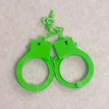 Realistic Silver Plastic Handcuffs - Realistic Costume Accessory Without Batteries, Suitable For Halloween Parties, Events And Role-Playing - Lightweight And Easy To Use