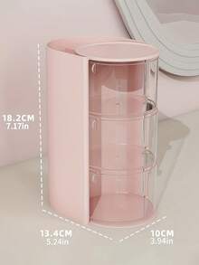 Hộp đựng trang sức/mỹ phẩm xoay nhiều lớp trong suốt, thiết kế nhiều ngăn để đựng mỹ phẩm, cọ trang điểm và dụng cụ làm đẹp, lý tưởng làm quà tặng Giáng sinh, Ngày Valentine, Sinh nhật, cũng thích hợp để trên bàn trang điểm, thiết kế thời trang, bền chắc, hoàn hảo để đựng trang sức, hộp đựng mỹ phẩm xoay, hộp đựng phụ kiện tóc, hộp đựng đồ dùng trong phòng, hộp đựng đồ chơi, và nhiều hơn nữa. - Nhiều màu - Xem 9