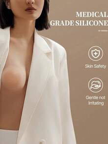2Pcs Nipple Covers For Women - Adhesive Reusable Silicone Pasties Invisible Seamless No Show Breast Petals Strapless Bra,Silicone Adhesive Calf Pads,Nipple Covers For Women,Nipple Covers,Pasties,Pasties Nipple Covers,Nipple Pads,Nippies,Nipple Cover,Nipple Pasties, Nipple Cover,Silicone Nipple Covers Reusable,Breast Enhancement,Breast Enhancement Patch,Push Up Pads,Silicone Nipple Covers,Reusable Nipple Covers For Women,Cakes Nipple Cover,Hydrogel Nipple Pads,Nipple Tape,Nipple Cover,Silicone Nipple Covers Reusable,Nippies Nipple Cover,Boob Tape,Wedding,Pesoneras De Mujer,Boob Tape For Summer,Sticky Bra Vestidos De Mujer,Sticky Push Up Bra For Women,Sticky Bra Push Up,Push Up,Breast Lift,Push Up Sticky Bra,Gym Accessories,Swim For Girl,Lingerie - màu sắc - Xem 3
