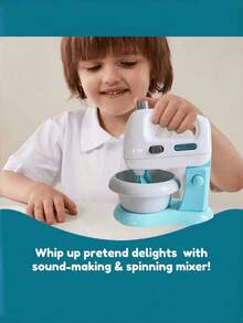 Kids Toy Egg Beater, Pretend Play Toy With Light And Sound, Simulating Egg Whipping Process, Household Appliance Toy, Role Play Game, Educational Toy For Boys And Girls, Holiday Birthday Gift, Mini Realistic Household Appliance Toy, Baby Toy, Girls Toy, Children's Game, Toddler Toy - Egg Beater - View 8