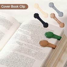 Magnetic Leather Bookmark Double-Sided Magnetic Buckle Refrigerator Stickers Notebook Book Markers Page Divider Staionery Supplies - Multicolor - View 2
