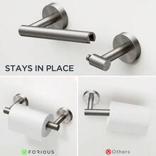 Bathroom Hardware Accessories Set SUS304 Stainless Steel 24 Inch Towel Bar Set Modern Towel Racks Holder For Bathroom Wall Mounted 4 Pieces Brushed Nickel - StainlessSteel - View 4