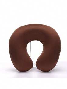 1 Piece Travel Pillow Neck Pillow Airplane Pillow Travel Car Home Office Travel Neck Flight Pillow Snap Button With Soft Cover, U-Shaped Neck Pillow Portable Student Adult Pillow Cushion, Supports Neck And Protects Cervical Spine While Studying (This Is An Inflatable Pillow) - Multicolor - View 12