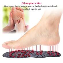 Premium 68 Magnetic Massage Insoles Foot Acupressure Shoe Pads Therapy Slimming Insoles Weight Loss Man & Women Unisex - 1PCS - View 4