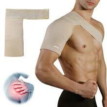 Compression Shoulder Support Bra - Apricot - View 9