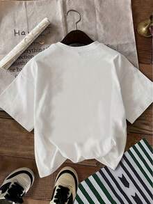 Unisex Women's 100% Brazilian Tropical Print T-Shirt - Vibrant Brazilian Theme Design, Featuring Christ The Redeemer Statue And Carnival  Dancers, Casual Short Sleeve Round Neck Summer Beachwear, Portuguese Text And Flag Colors, Machine Washable Four Seasons Comfortable Style, Suitable For Daily Wear And Theme Events  Fashion - 白色 - 查看 2