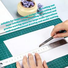 Premium Self-Healing Cutting Mat - Perfect For Sewing Crafting Quilting Scrapbooking - Durable Double-Sided Design With Grid Lines For Accurate Cutting And Crafting Projects A1(90 * 60 Cm ) - A19060cm - View 2