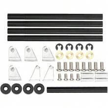 Organizadores de herramientas, carro de herramientas Rendimiento duradero Fiable y práctico Fácil de montar para taller de garaje para accesorios RC(negro) - Negro - Ver 2