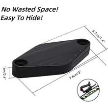 Lightweight Bike Mount Hideen Under Bottle Cage - Anti Lost Holder - Easy to Install(default) - Multicolor - Ver 3
