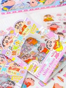 Assorted Creative Cartoon Student Stickers, Landscaping Handmade DIY Stickers, Some Styles May Have Color Variations - Multicolor - View 4